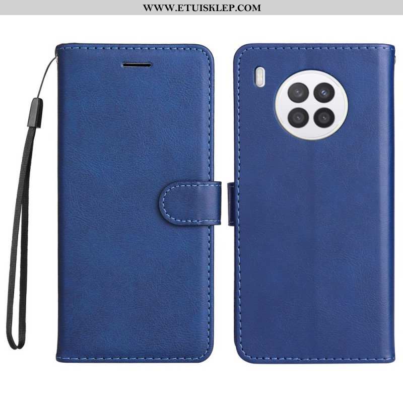 Etui Folio do Honor 50 Lite z Łańcuch Efekt Skórzanego Paska